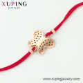 75647 Xuping jewelry small lucky Butterfly with Red rope chain with Synthetic CZ